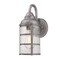 Westinghouse Fixture Wall Outdoor 60W Rezner Galvanized Stl Cage Clear Seeded Glass 6357700 - alternate 2